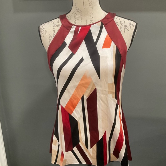NWT WHITE HOUSE BLACK MARKET SILK TOP - Picture 5 of 8